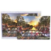 Gold Kanalda Gün Batımı (Amsterdam) 1000 Parça Puzzle