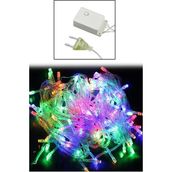 Gold Light LED Fişli Rgb 10 Metre 100 Lü LED Lamba Yılbaşı Çam Ağacı Süsü Renkli Işık Pirinç 10 Metre
