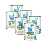Golden Goat 2 Keçi Sütü Bazlı 6+ Ay 6x400 gr Çoklu Paket Bebek Devam Sütü