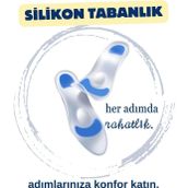 Golden Pearl Tam Ortopedik Anatomik Silikon Ayakkabı Tabanlığı Topuk Dikeni Tabanlık Düz Taban Ayak Ağrısı, 42-43