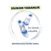 Golden Pearl Tam Ortopedik Anatomik Silikon Ayakkabı Tabanlığı Topuk Dikeni Tabanlık Düz Taban Ayak Ağrısı, 44-45