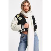 Goldmine Unisex Düz Kalın Atkı,%100 Akrilik