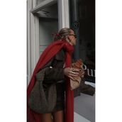 Goldmine Unisex Premium Soft Buklet Atkı, Bordo