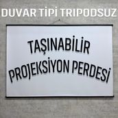 GÖLGE STOR En150cm Boy95cm Projeksiyon Perdesi Duvar Askılı Taşınabilir Yeni Akıllı Kumaş Işık Geçirmez 4k-8k