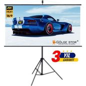 Gölge Stor EN200CM BOY115CM Projeksiyon Perdesi Tripodlu-Ayaklı Taşınabilir Yeni Akıllı Kumaş Işık Geçirmez - Tripodlu - 200 cm