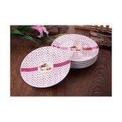 Gönül Porselen Makaron Desen Pasta Tabağı (6 Adet) G820