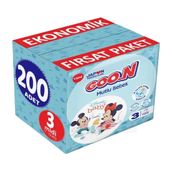 Goo.N Mutlu Bebek No:3 Midi 200 Adet Bebek Bezi
