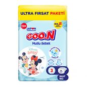 Goo.N Mutlu Bebek No:3 Midi 288 Adet Bebek Bezi