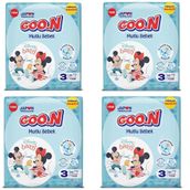 Goo.N Mutlu Bebek No:3 Midi 400 Adet Bebek Bezi