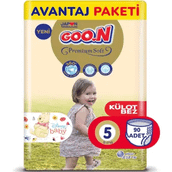 Goo.N Premium Soft No:5 Junior 90 Adet Külot Bebek Bezi