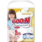 Goo.N Premium Soft No:6 XLarge 14 Adet Külot Bebek Bezi