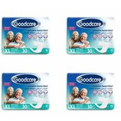 Goodcare Yetişkin Bel Bantlı Tekstil Yüzey Ekstra Büyük Boy XL 30'lu 4 Paket Hasta Bezi