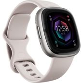 Google Fitbit Sense 2 Akıllı Saat Kadın Erkek Dahili Gps ve Telefon Fonksiyonlu Fitness Saati - 41 - 45 mm - Bej - Renk - Beden