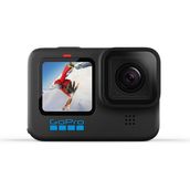 Gopro HERO10 Siyah Su Geçirmez Aksiyon Kamerası, Ön LCD ve Dokunmatik Arka, 5.3K60 Ultra Hd Video, 23MP Fotoğraf, 1080P Canlı Yayın, Web Kamerası, Stabilizasyon