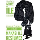 Gordin GRADE80 G80 13 mm 1.5 Metre Çelik Motorsiklet Zincir Kilit Yale