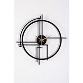 Gowpenart Querencia Metal Siyah Duvar Saati