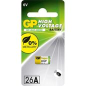 GP 26A 6V Tekli Yüksek Voltaj Spesifik Pil
