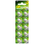 GP A76 LR44 1.5V 10'lu Alkalin Düğme Pil
