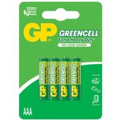 GP Batteries GP24G Greencell R03/1212/AAA 4'lü İnce Pil