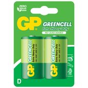 GP Greencell Extra Heavy Duty D 2'li Çinko Karbon Büyük Pil