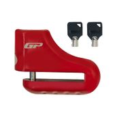GP KOMPOZİT DSK002 Universal Motosiklet Disk Kilidi Kırmızı