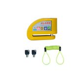 GP KOMPOZİT DSK004 Universal Alarmlı Motosiklet Disk Kilidi Sarı
