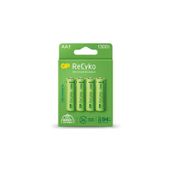 GP RecyKo 1300 mAh AA 4'lü Şarj Edilebilir Kalem Pil