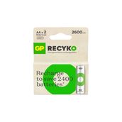 GP Recyko 2600 mAh AA 2'li Şarj Edilebilir Kalem Pil