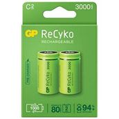 GP Recyko 3000 mAh C 2'li Şarj Edilebilir Orta Boy Pil