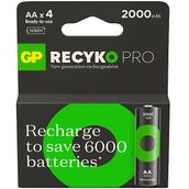 GP ReCyko Pro 2000 mAh AA Tekli Şarj Edilebilir Kalem Pil
