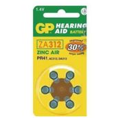 GP ZA312 6'lı Kulaklık İşitme Cihazı Pili