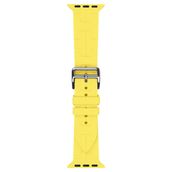 Gpack KRD92 Sarı Apple Watch 6 44 mm Kordon Katman Görünüm Spor Silikon Kordon