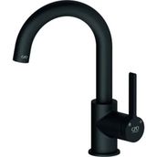 GPD MTL165-S Siyah Gıldo Tek Gövde Lavabo Bataryası