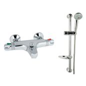 GPD TBB01 DST16 Termostatik Banyo Bataryası ve Sürgülü Duş Seti