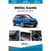 Graficar Skoda Kamiq Uyumlu Konfor Seti-İç Trim Torpido Kumaş Kadife Kaplama-Ses Izolasyon Amaçlı Ürün