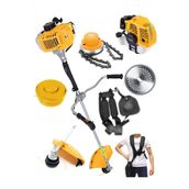 Graizer Alman 6 Hp Yan Tipi Benzinli Motorlu Ot Çalı Tırpanı Çim Biçme Makinesi Tırpan + Canavar Baslik