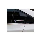 Grand Vitara Yan Cam Sticker Oto Kapı 20 Cm X 7 Cm Holo-Chroma