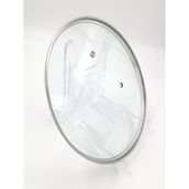 GRANİTLE İLERİ DÖNÜŞÜM Universal Cam Tencere&tava Kapağı 14 cm Buhar Delikli Isıya Dayanıklı - 38 CM