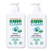 Green Clean Organik 2x500 ml 2 Portakal Yağlı Bitkisel Likit El Sabunu