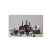 Greenpan Cambridge Red 16 Parça Pişirme Seti