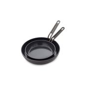 Greenpan Stanley Tucci 20 cm+26 cm 2'li Milano Siyah Kızartma Tava