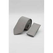 Gri-Lacivert Desenli 7 Cm Kravat 1090260114