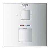 Grohe 24155000 Grohtherm Cube Termostatik Ankastre Banyo Bataryası