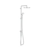Grohe 26675000 Tempesta Cosmopolitan System 250 Duvara Bağlantılı Divertörlü Duş Sistemi