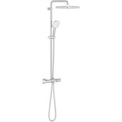 Grohe 26975001 Tempesta System 250 Cube Duvara Monte Termostatik Bataryalı Duş Sistemi