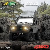 Groove MN Model MN99S V2 1/12 Land Rover Defender 4WD RC Model Crawler Offroad Uzaktan Kumandalı Araba Truck RTR LisanslıMN-99S