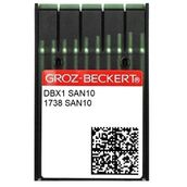 Groz Beckert DBX1 SAN10 8/60 100 Adet Düz Makine İnce Dip Dikiş İğnesi