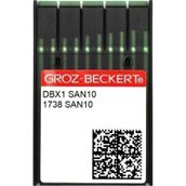 Groz Beckert Düz Makine İnce Dip Dikiş İğnesi / DBX1 SAN10 10/70 100 Adet Dikiş İğnesi