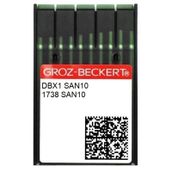 Groz Beckert Düz Makine İnce Dip Dikiş İğnesi / DBX1 SAN10 12/80 100 Adet Dikiş İğnesi