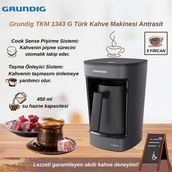 Grundig Tkm 1343 G Türk Kahve Makinesi Antrasit - Siyah